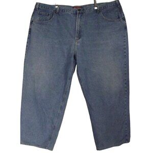 Real RR Ranch Jeans Mens 50 x27.5 Straight Leg - Medium Stonewash Blue WORK WEAR